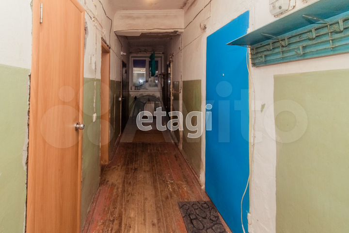 Комната 18,5 м² в 4-к., 2/2 эт.