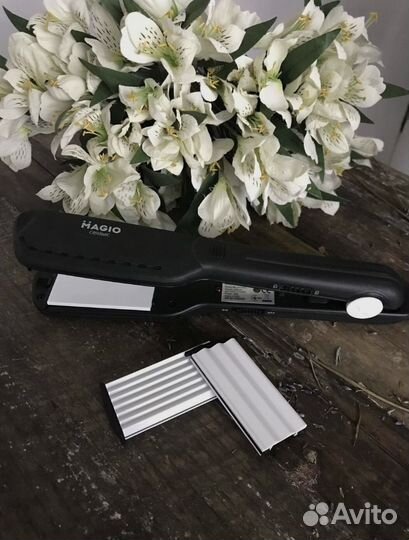Выпрямитель для волос новый с насадками