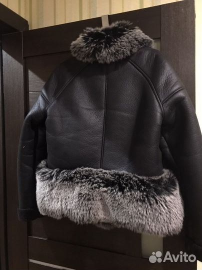 Дубленка aviator Lime