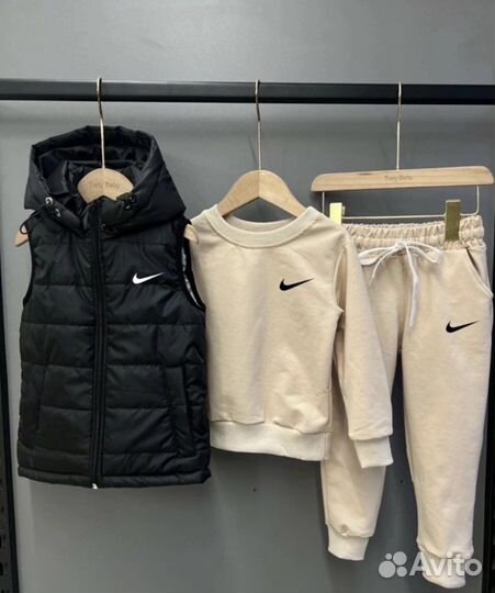 Детский костюм тройка с жилеткой