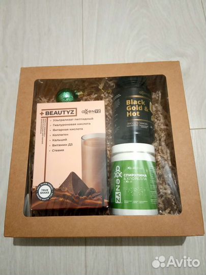 Коробка бьюти бокс подарок набор чай крем