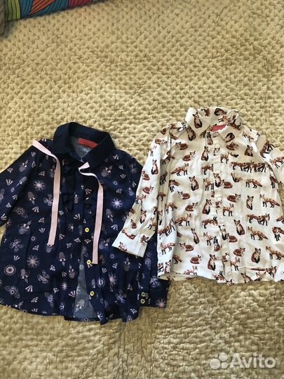 Одежда для девочки 4-5 лет рост 110-116см пакетом