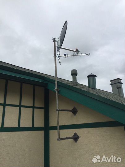 Продажа антенн Триколор с установкой на даче