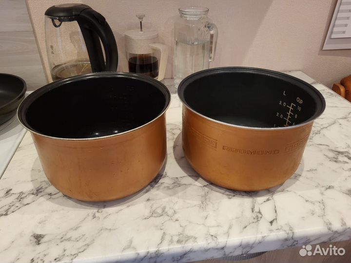 2е чаши для мультиварки Редмонд