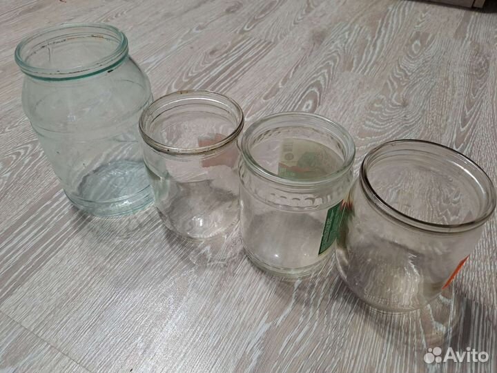 Стеклянные банки до 1 л