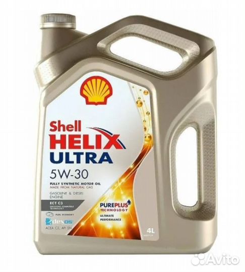 Масло Shell Helix Ultra 5W30 4л