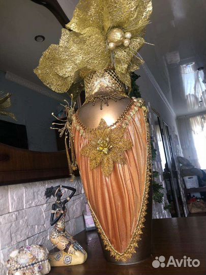 Ваза для цветов шикарная 60см