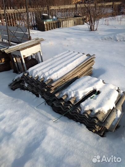 Шифер волновой бу