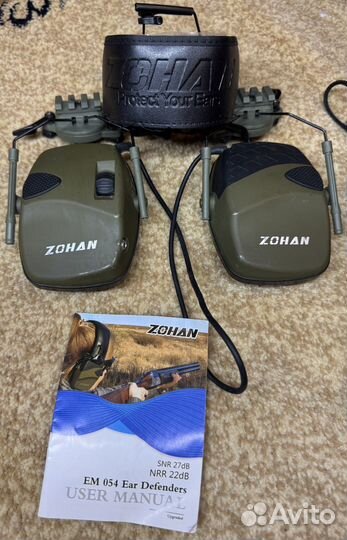 Тактические активные наушники на шлем