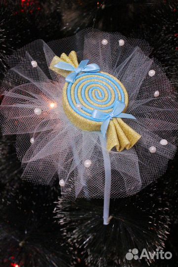 Конфетка ободок, браслет, брошь коронка