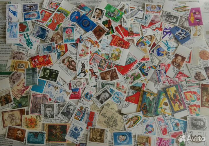 Марки СССР (200 штук (с)