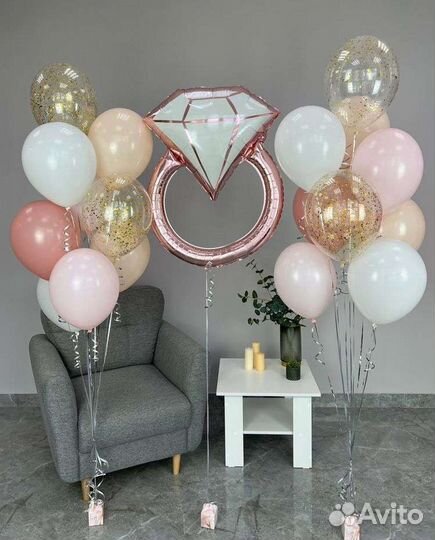 Гелиевые воздушные шары, воздушные шарики