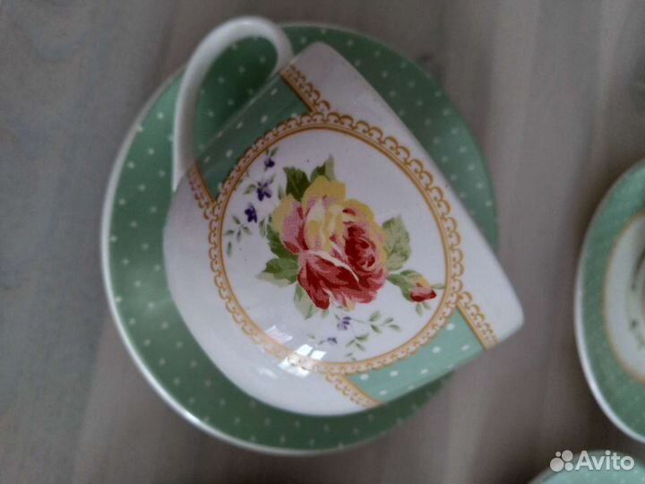 Комплект чайные пары, стиль 