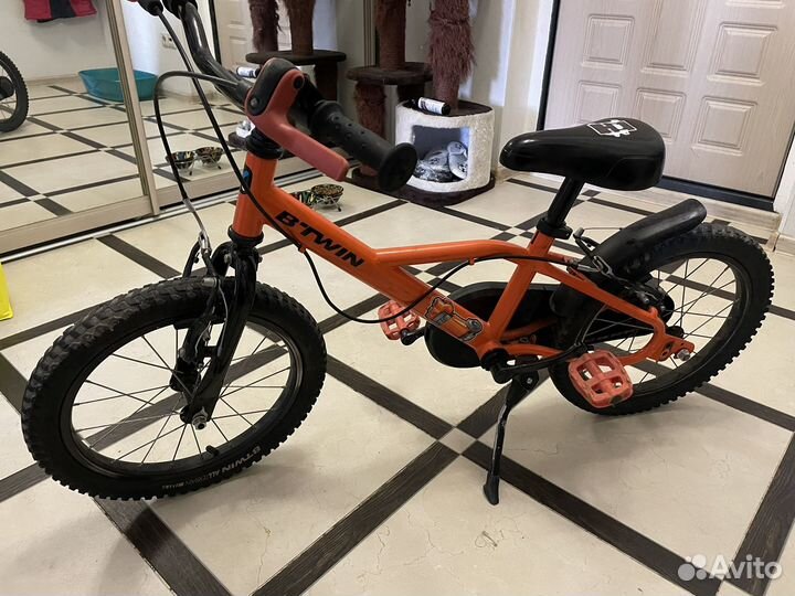 Детский велосипед 16 бу btwin