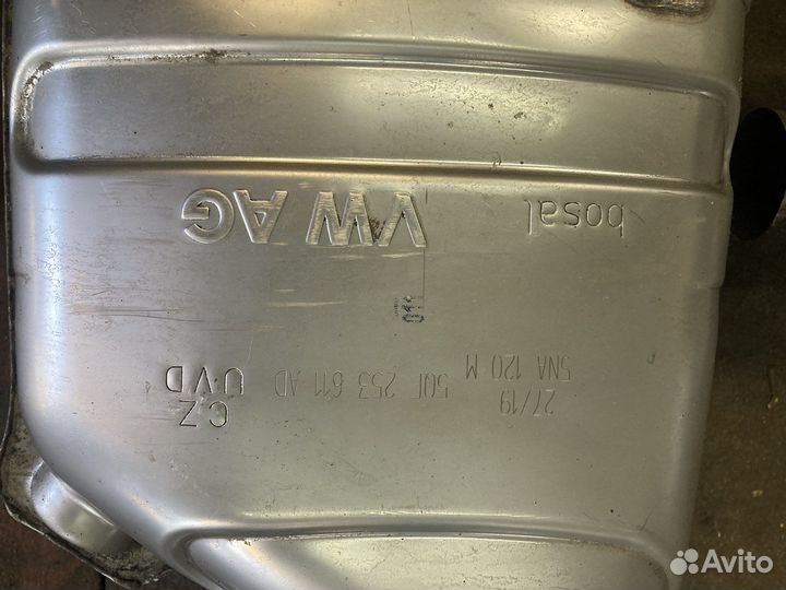 Volkswagen tiguan 2 2.0 выхлоп трасса