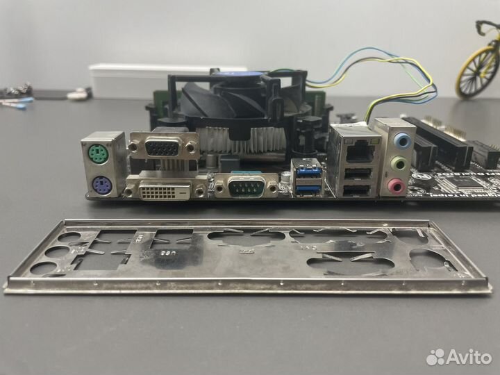 Материнская плата с процессором i5 4570 и 2x 4gb