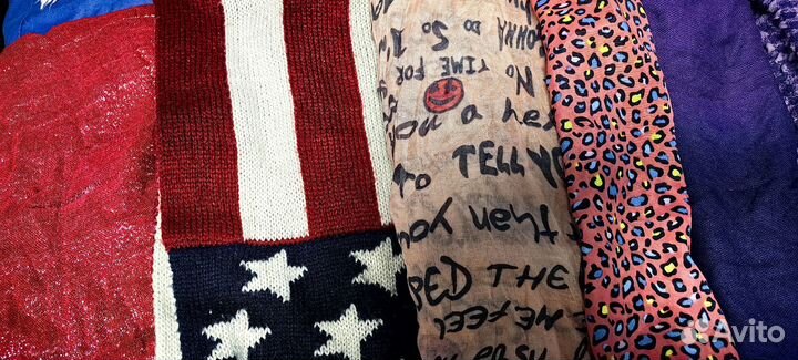 Платки, шарфы, шапки