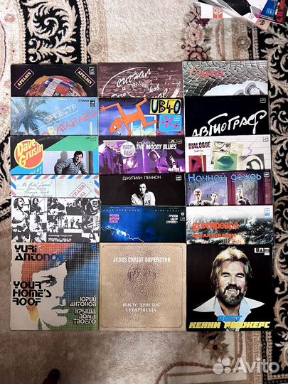 Виниловые пластинки Beatles, Pink Floyd, Scorpions