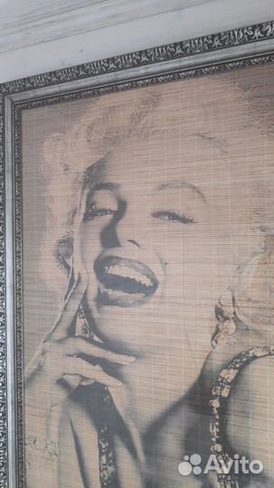 Картина постер Мерелин Монро большая 126*70 см