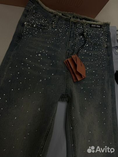 Джинсы miu miu