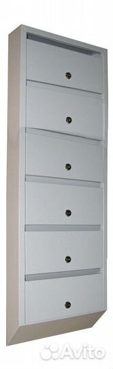 Почтовые ящики многоквартирные, узкие