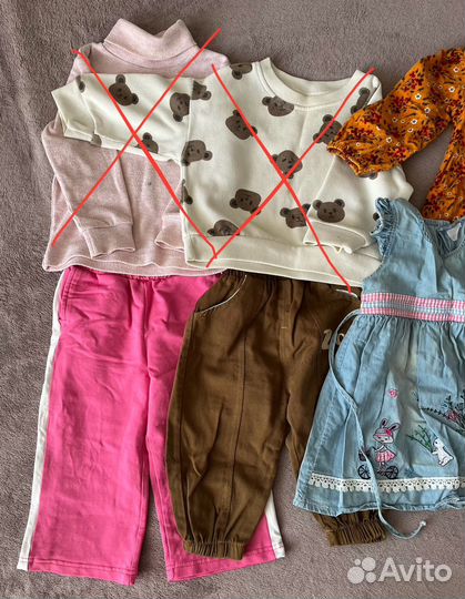Детские вещи пакетом на девочку 80-92