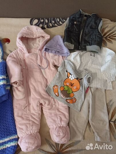 Вещи на девочку пакетом 68 74