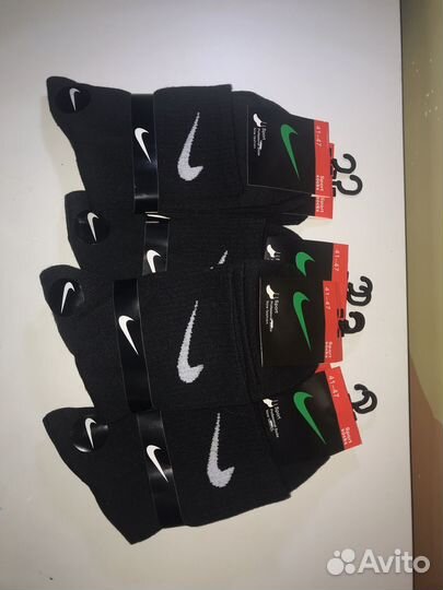 Носки nike черные