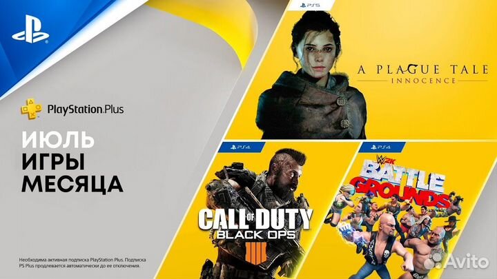 PS Plus 1,3,12 месяцев RU PS4/5 l-4935