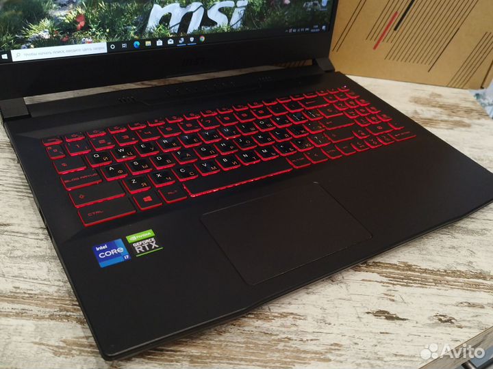 Игровой Дракон MSI (i7-11800H/RTX3050/16GB/SSD512