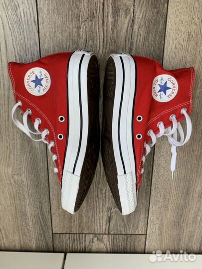 Кеды Converse All star hi red, 36 размер