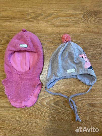 Шапки на девочку осень/зима 2-3 года 4 шт