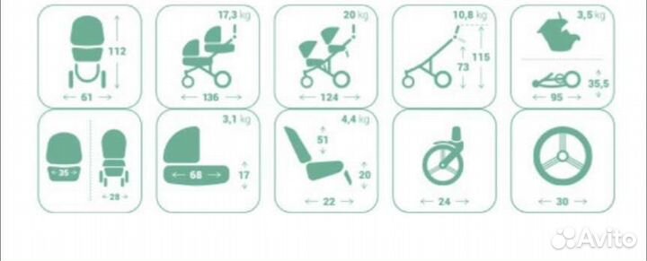 Коляска bebetto 42 Comfort, цвет 02(джинса) Польша