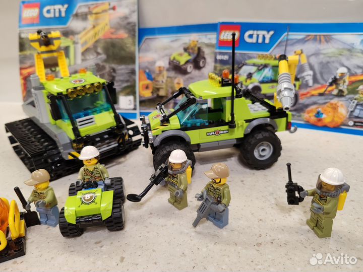 Конструктор Lego City 60122 Исследователи вулкана