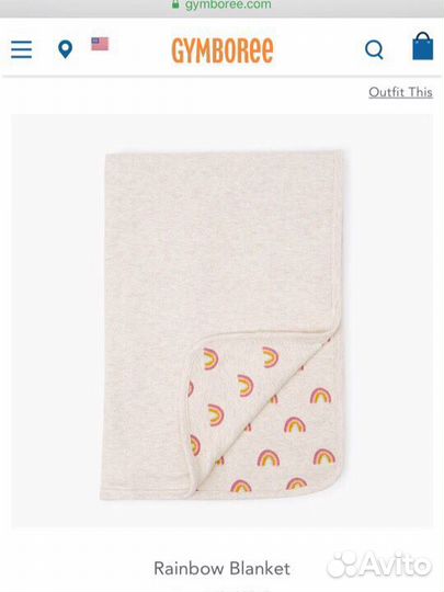 Плед Gymboree новый