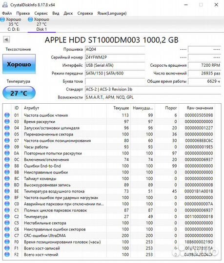 Жёсткие диски 3.5