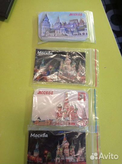 Картинка -магнит на холодильник Москва 3 D