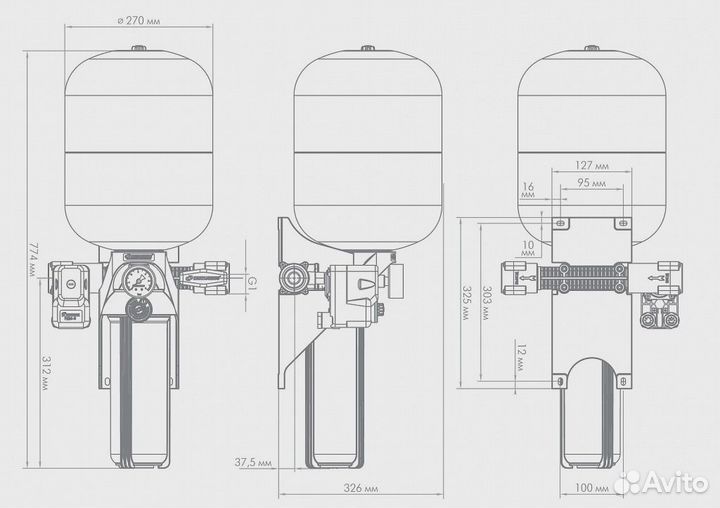 Ситема Джилекс краб-Т 24 комплект автоматизации