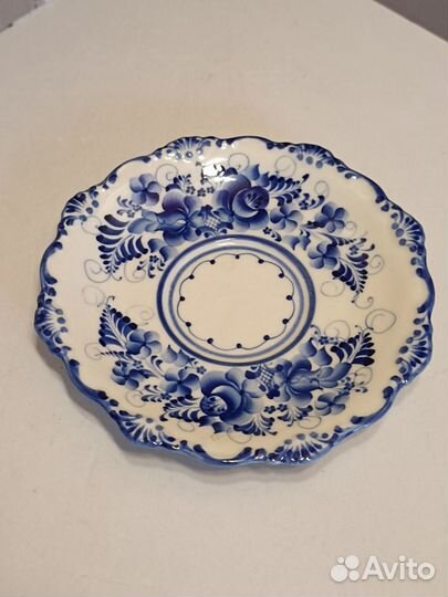 Тарелка, Гжель