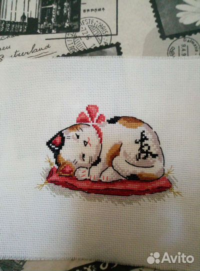 Картины крестиком, для интерьера