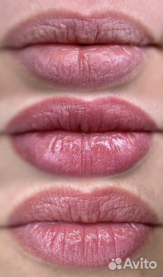 Пудровые Брови Губы перманентный макияж татуаж