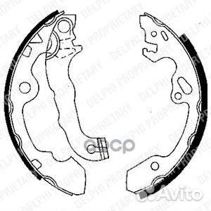 Колодки тормозные LS1850 Delphi