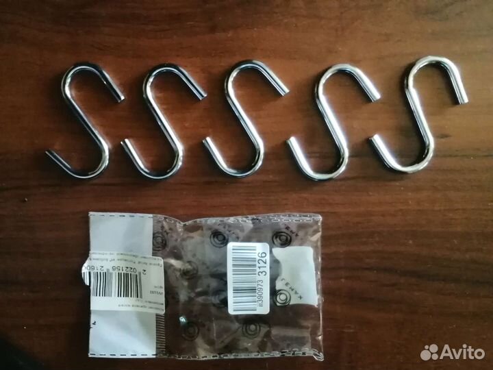 Набор крючков для рейлинга