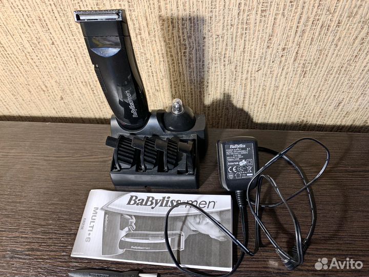 Триммер Babyliss e823e, 5 насадок