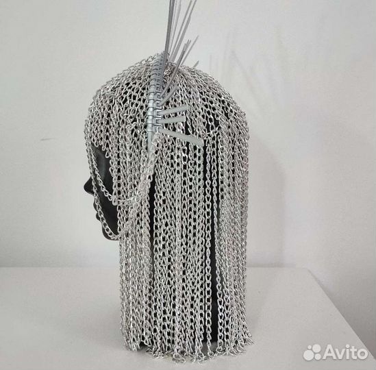 Корона фестивальная цепь на лицо ободок лучи