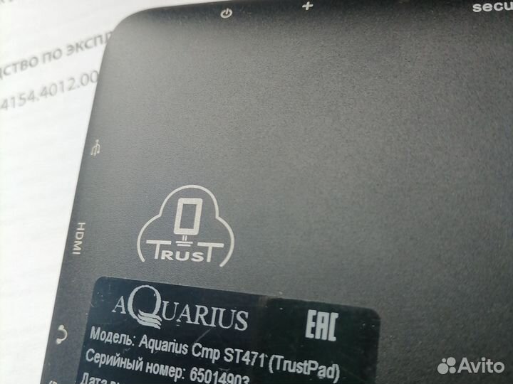 Планшет Aquarius TrusTPad