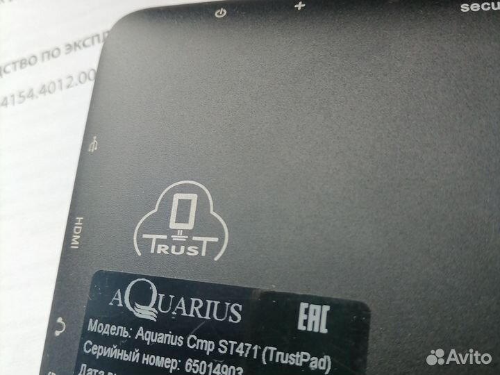 Планшет Aquarius TrusTPad