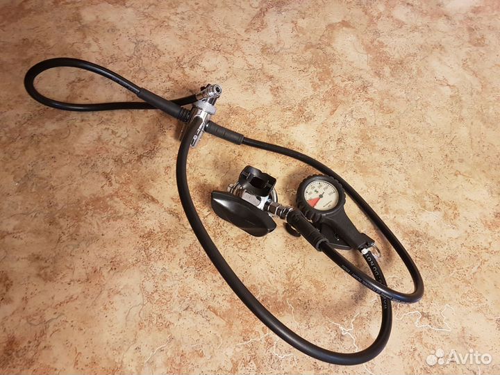Октопус для дайвинга, регулятор, манометр