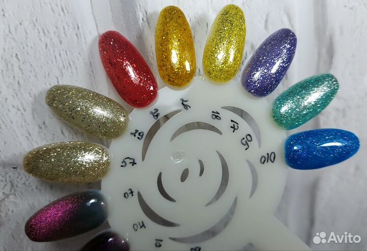 12 гель лаков набором