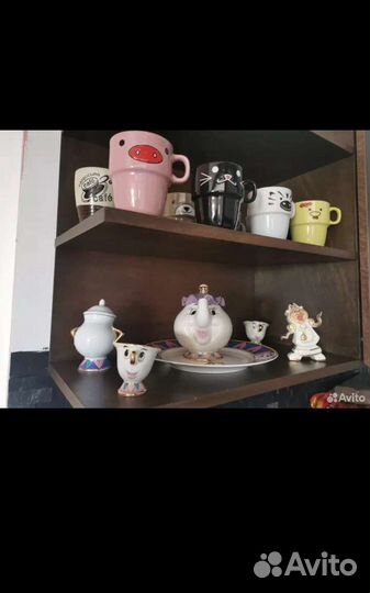 Набор посуды из мультфильма Красавица и чудовище